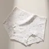 Calzoncillos tipo bóxer para mujer de algodón puro, cintura media-alta, 10A antibacterianos, entrepierna extendida, sin costuras, transpirables, talla grande