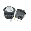 Interruptor Certificado CE em Forma de Barco, Interruptor Basculante Iluminado Redondo de 3 Pinos Unipolar Simples, Abertura 20mm
