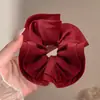 Scrunchie de malha grande estilo coreano para mulheres, acessório de cabelo estilo preguiçoso vintage, elástico para coque, enfeite de cabelo