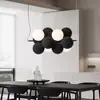 Lustre de Restaurante Nórdico Bolha Designer Villa Quarto Luz de Luxo Balcão de Bar Lustre Criativo para Sala de Estar