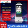 Termômetro Infravermelho de Reconhecimento Facial e Detecção de Álcool 5/8 polegadas Sistema de Alarme Binocular Máquina de Ponto de Registro de Frequência