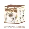 Caixa Surpresa Gato Pai Cristal Figurines de Animais Fofos e Adoráveis Pedras Brutas de Cristal Natural Enfeites para Alívio do Estresse Venda por Atacado