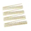 Empurrador de azulejos de mahjong acrílico em forma de U cor off-white concha, suporte de mahjong americano, empurrador de azulejos de mahjong estilo americano transfronteiriço com fixação magnética