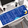 Mouse pad de atalho direto da fábrica, bloco de escrita chinês pinyin, transferência HD, macio e durável, com trava de cor nas bordas