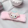 Diadema de Dibujos Animados Sanrio con Cinnamoroll y Kuromi para Maquillaje, Lavado de Cara y Aplicación de Mascarillas Faciales, Popular entre las Niñas Jóvenes