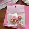 Presilhas de Cabelo Rosa com Personagem de Desenho Animado para Meninas, Clipe Lateral de Animal Pato que Não Danifica o Cabelo, Embaladas em uma Bolsa