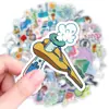 Compra Directa Transfronteriza de 50 Piezas de Divertidas Pegatinas Decorativas con Temas de Experimentos Químicos para Cuadernos, Diarios y Botellas de Agua