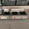 Olla de Acero Inoxidable Comercial Multi-Cabezal para Gachas, Hervidor de Sopa, Olla de Presión para Sopa