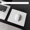Mouse Pad Pequeño Creativo de Cuero de Doble Cara Resistente a la Suciedad Antideslizante Almohadilla Pequeña Simple Almohadilla de Escritorio para Negocios Logo Personalizado