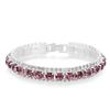 Pulseira Amazon Explosões Strass Feminina Noiva Pulseira Diamante Completo Acessórios de Casamento Pulseira Material Todo Cobre