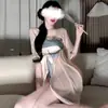 Lingerie Sexy, Conjunto de Saia de Gaze Estilo Antigo, Estilo Novo, Não Precisa Tirar, Faixa para Barriga Estilo Palácio, Estilo Sexy, Hanfu, Sedutor e Sedutor