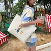 Bolsa de Lona Feminina Nova Bolsa de Ombro Bolsa Tote Estudante Dropshipping Bolsa de Lona de Mão Grande Capacidade Atacado