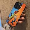 Funda transfronteriza para iPhone 16, Apple 15, Pro Max, dibujos animados 14, color plata 12, animación.