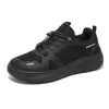Zapatos deportivos casuales para hombre de ajuste ancho transfronterizos, zapatos de malla transpirables, zapatos de punta ancha para hombre, zapatos ligeros antideslizantes para personas mayores, en stock