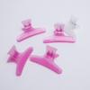Clip de mariposa de cristal DIY pasador de plástico para peinar corte de pelo clip separador de cabello peluquería pasador de placa para el hogar cabello rizado