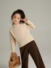Prendas de punto para niñas 2023 Otoño e Invierno Nuevo estilo Prendas de punto de cuello alto medio para niños Prendas de punto de cuello enrollado cómodas y confortables para bebés
