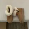 Botas de Nieve de Suela Gruesa de Moda para Mujer 2026 Otoño/Invierno Nuevo Estilo Piel Genuina y Piel Integrada Felpa Espesa Esponjosa Versátil Zapatos de Algodón