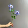 Venta Caliente Transfronteriza Pintura a Tinta Columbina Flores Artificiales Flores de Simulación Decoración del Hogar Flores Decorativas para Sala de Estar Accesorios de Fotografía Celebración de Bodas
