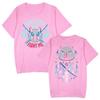 Europa y Estados Unidos marea transfronteriza de otoño e invierno hoja mata demonios alrededor de camiseta de verano de manga corta para hombre y mujer bidimensional al por mayor