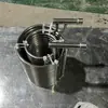 Fabricante 1 polegada rosca interna aço inoxidável tubo corrugado evaporador trocador de calor resfriador resfriador de óleo trocador de calor 304
