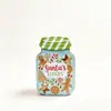 Bolso pequeño caja de hojalata navideña nueva creativa juguete de comida en miniatura juguete de papelería modelo caja de embalaje de maleta DIY