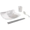 Vajilla de Melamina Hotel Té Restaurante Hotel Comercial Plato Plato de Hueso Plato de Porcelana Plato de Plástico Blanco para Arroz Venta al por Mayor