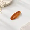 Horquilla de Acetato Forma de Gota de Agua de Gama Alta Pinza de Pato Ámbar Pinza Pequeña para Niña Linda Pinza para Flequillo Lateral