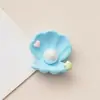 Concha de pérola ~ capa de celular de cola de creme de desenho animado fofa acessórios de resina pingente de corrente para celular joias diy feitas à mão