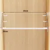 Prateleira Divisória de Guarda-Roupa Acrílica Sem Furos, Rack de Armazenamento Embutido para Sapateira, Divisória de Armário de Armazenamento, Personalizável