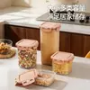 Pote BNBSselado Pote de Arroz Recipiente de Armazenamento de Grau Alimentício Cozinha Temperos Grãos Secos Caixa de Cereal