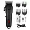 Cortador de cabelo aparador elétrico display digital LCD aparador de cabelo elétrico aparador de cabelo elétrico profissional lâmina de aço fino salão de beleza aparador de cabelo