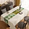 2025 Estilo Pintura a Óleo Toalha de Mesa para Mesa de Jantar Impermeável e à Prova de Óleo Sem Lavagem Acessível Luxo High-End Retangular Retro Toalha de Mesa para Mesa de Centro