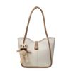 Vintage portátil de grande capacidade de trabalho commuter tote bag feminino 2024 primavera / verão estilo coreano simples casual all-match bolsa de ombro