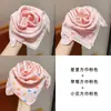 Pañuelo Triangular para Cabeza de Niña Bufanda de Cuello para Niña 2025 Nuevo Estilo Bufanda Cálida a Prueba de Viento para Bebé Pañuelo de Seda