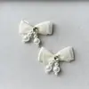 Acessórios Elegantes de Rede de Pérolas com Laço de Contas Grampo de Cabelo Capa de Celular Meias Bolsa Acessórios para Animais de Estimação Roupas de Boneca
