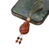 Colar Pingente Lanyard Chaveiro Colar Pingente Colar de Contas He Xiang Pingente Wenwan Incenso Medicinal Etiqueta para Pendurar Marca He Xiang Ping An