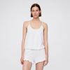 Moda Europeia e Americana Verão Sexy Camisole Roupa Exterior Feminina Top Interno Babados Costura Shorts Conjunto de Duas Peças