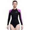 Traje de Buceo Dive&Sail de 2 mm de Espesor, Antifrío, de una Pieza, para Snorkel, Surf, Buceo Libre, Traje de Neopreno de Manga Larga, Traje Antimedusas para Mujer