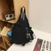 Mochila Multiuso da Marca da Moda para Meninos Esportes e Fitness Ombro Único Transversal Bolsa Grande Estilo Coreano Mochila Tendência para Casais