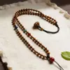 Cordón de Cuerda Trenzada Hecho a Mano de Gama Alta, Cordón para Colgar Colgante de Cuerda de Ámbar y Jade, Cadena de Cuerda con Cuentas de Hueso de Olivo, Estilo Fino para Mujer