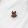 Goma ecológica plástico translúcido accesorios para joyería diy linda cabeza de conejo multicolor accesorios para el cabello tocado anillo para el cabello cuerda para el cabello al por mayor