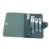 Atacado do Fabricante Alicates de Unha Verde Escuro, Conveniente para Uso Doméstico, Conjunto de Alicates de Unha de Aço Inoxidável, Conjunto de Ferramentas de Manicure