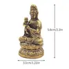Atacado Latão Imitação Mil Mãos Guanyin Estátua de Buda Enfeites Artesanato Escultura em Cobre Imitado Guanyin Bodhisattva Enfeites para Casa Sala de Estar