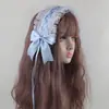 Diadema de Encaje Blanco Estilo Lolita Soft Girl Japonés Diadema Estilo Hada Todo Fósforo Pequeños Accesorios para el Cabello Lolita Soft Girl KC