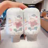 Mangas impermeáveis infantis para outono e inverno, projetadas para meninos e meninas, para proteger contra sujeira e manchas, com estampas de desenhos animados, adequadas para bebês e crianças pequenas, de secagem rápida e fáceis de lavar