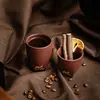 Taza de café de Oriente Medio, taza de mano, taza de agua árabe, patrón de camello dorado, taza de Gahwa saudí, directo de fábrica