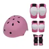 Set de Siete Piezas de Equipo de Protección para Patinaje en Patines para Niños y Adultos, Cascos para Hombres y Mujeres, Patinetas, Bicicletas de Equilibrio, Deportes Extremos al por Mayor, Logo Personalizable