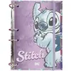Caderno Colegial Stitch com Argolas e Elástico 144 Folhas