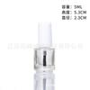 Botella de vidrio transparente para esmalte de uñas botella de esmalte de uñas 5-10ml botella de esmalte de uñas multiespecificación con cepillo sub-embotellado de cosméticos