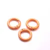 Accesorios para Joyería DIY 20mm25mm Pintura Colorida Aleación Hebilla de Resorte Llavero Redondo Cadena para Teléfono Móvil Hebilla Venta al por Mayor